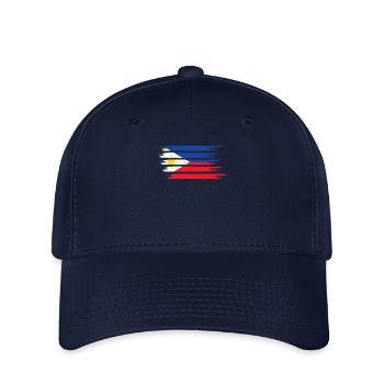 Drapeau des Philippines - Casquette Flexfit - marine - Devant