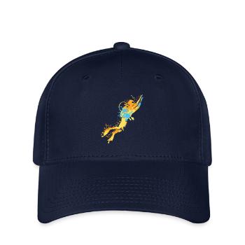 Taucher Dive Splash - Flexfit Cap - Navy - Vorne