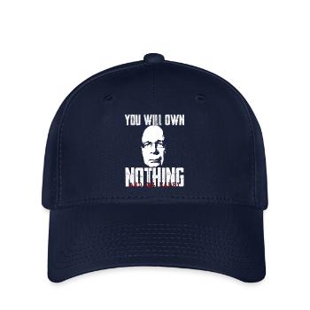 Du wirst nichts besitzen und glücklich sein - Flexfit Cap - Navy - Vorne