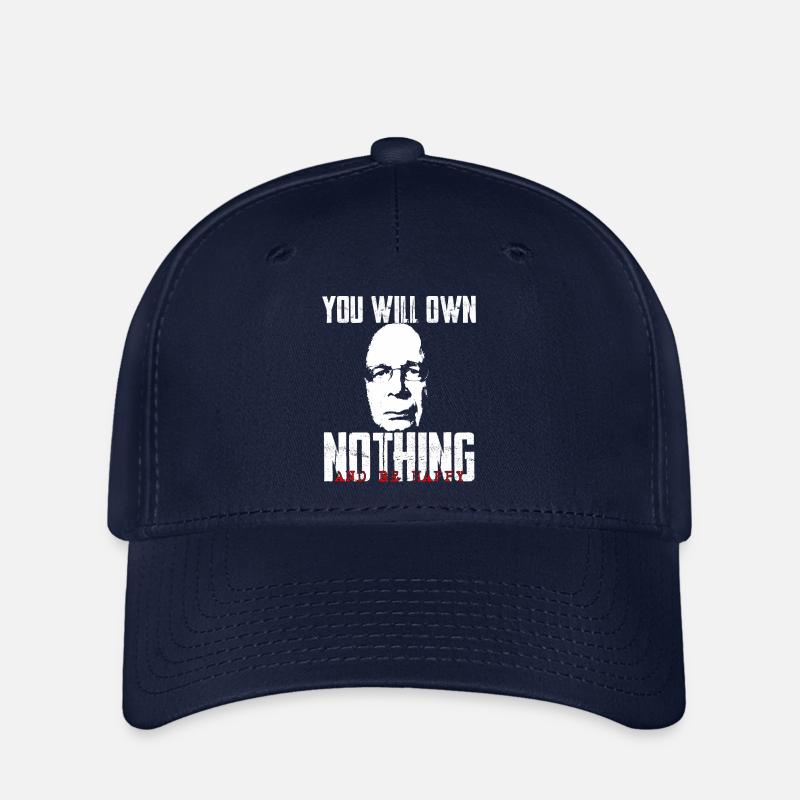 You Will Own Nothing And Be Happy - Flexfit Cap - navy