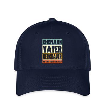 Bergbauer Vater Ehemann Held - Flexfit Cap - Navy - Vorne
