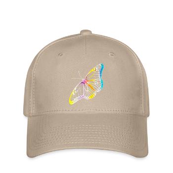 Butterfly Butterfly Monarch Spring Colorful Gift - Flexfit Cap - khaki - Front