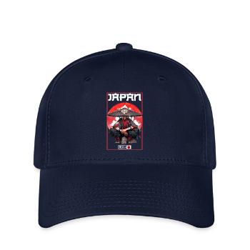 Asia 80s Japanese Retro Samurai Samurai - Flexfit Cap - navy - Front