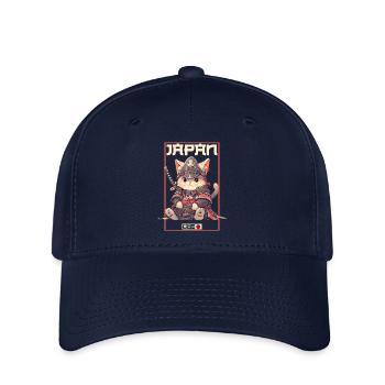 Asia Cat Japanese Samurai Samurai - Flexfit Cap - navy - Front