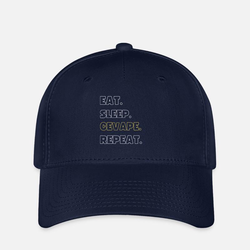 Cevape cevapcici balkan - Casquette Flexfit - marine