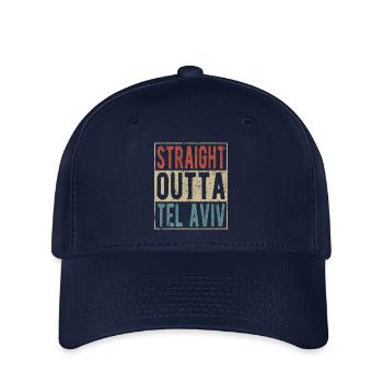 Straight outta Tel Aviv - Flexfit Cap - navy - Front