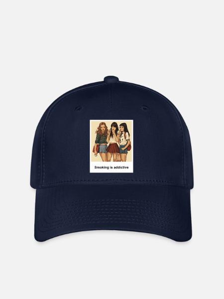 Rauchen - Flexfit Cap - Navy
