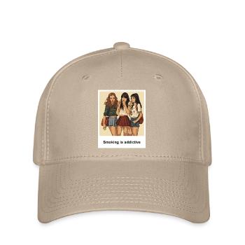 Rauchen - Flexfit Cap - Khaki - Vorne