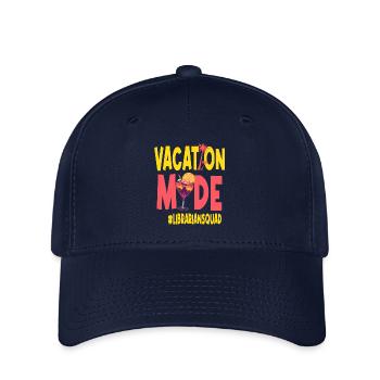 Librarian Vacation Vacy Mode Librariansquad - Flexfit Cap - navy - Front