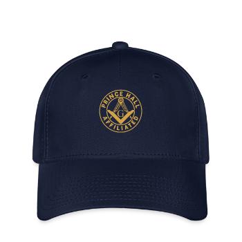 Freimaurer Winkel & Zirkel FREEMASON Prince Hall - Flexfit Cap - Navy - Vorne