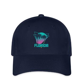 Florida Retro Souvenir USA Amerika - Flexfit Cap - Navy - Vorne