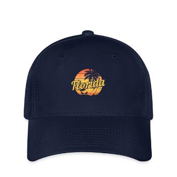 Florida Souvenir USA Amerika - Flexfit Cap - Navy - Vorne