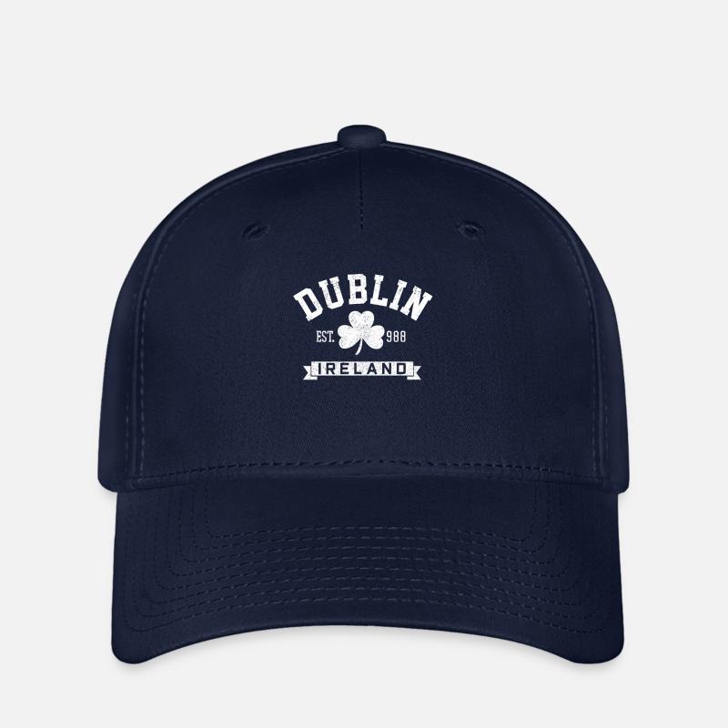Irland Dublin UK Irish Souvenir Geschenk - Flexfit Cap - Navy