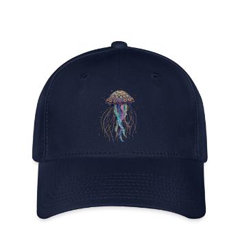 Cadeau de méduse - Casquette Flexfit - marine - Devant