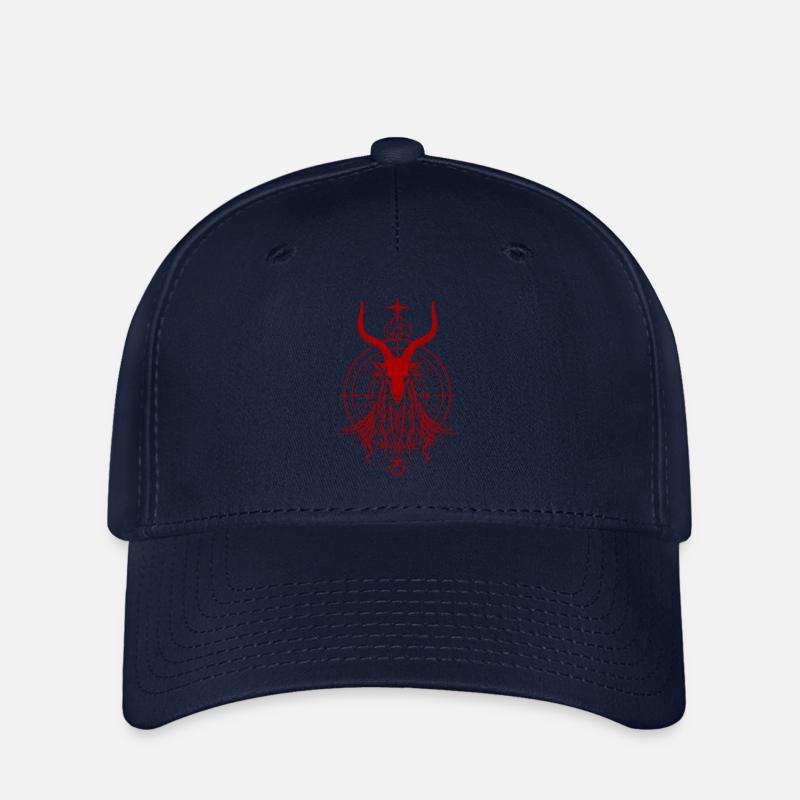 Ziege Baphomet - Flexfit Cap - Navy