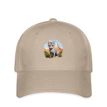 Egyptian Mau Kitten Cat Egyptian Mau - Flexfit Cap - khaki - Front