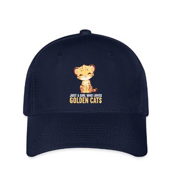 Chats dorés Chat doré - Casquette Flexfit - marine - Devant