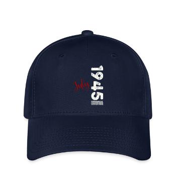 80. Geburtstag Original Juli 1945 Jahrgang 1945 - Flexfit Cap - Navy - Vorne