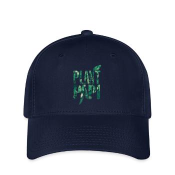 Plant Papi leaf motif for plant lovers - Flexfit Cap - navy - Front