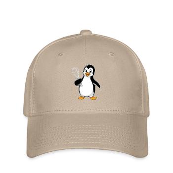 Pingouin joyeux avec fouet pour - Casquette Flexfit - kaki - Devant