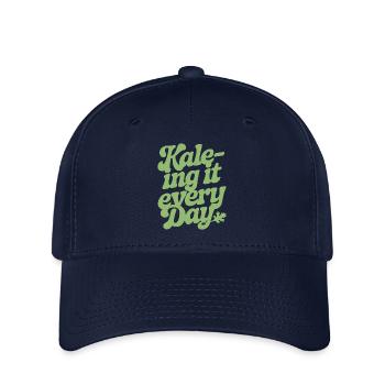 Kale-ing It Every Day Vegan Vegetarisch - Flexfit Cap - Navy - Vorne