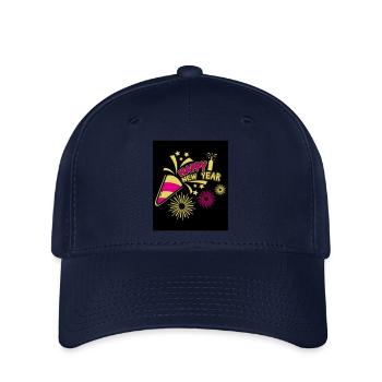 Nouvel An 8 - Casquette Flexfit - marine - Devant