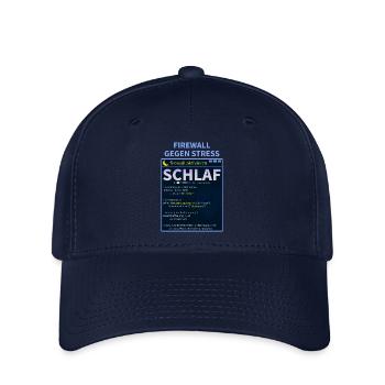 Pare-feu contre le stress : Veille - Casquette Flexfit - marine - Devant