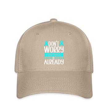 Trouble anxieux Trouble anxieux - Casquette Flexfit - kaki - Devant