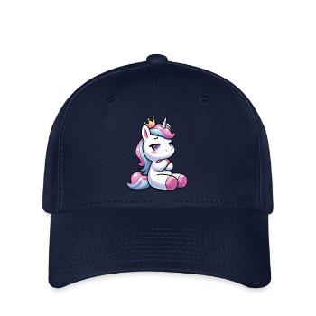 Licorne Licorne Fan Licorne Amoureux de la licorne - Casquette Flexfit - marine - Devant