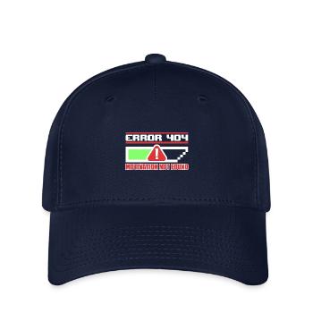Fehler 404: MOTIVATION NICHT GEFUNDEN - Flexfit Cap - Navy - Vorne
