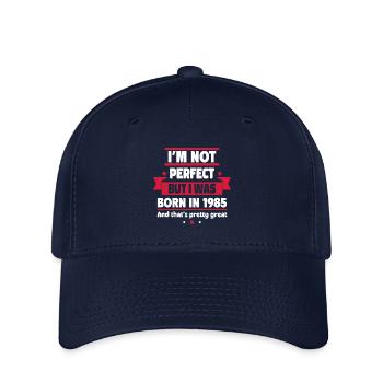 Geboren 1985,Geburtstagsgeschenk,Geburtsjah - Flexfit Cap - Navy - Vorne