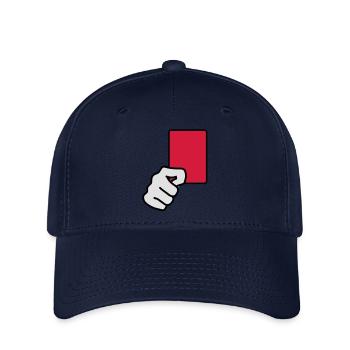rote_karte__f3 - Casquette Flexfit - marine - Devant