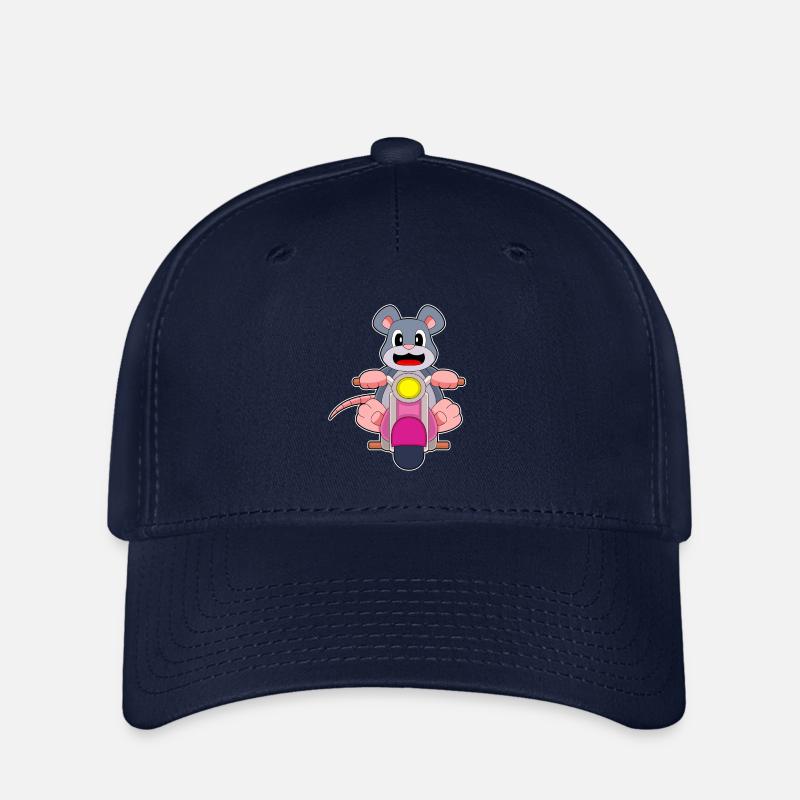 Maus Motorrad - Flexfit Cap - Navy
