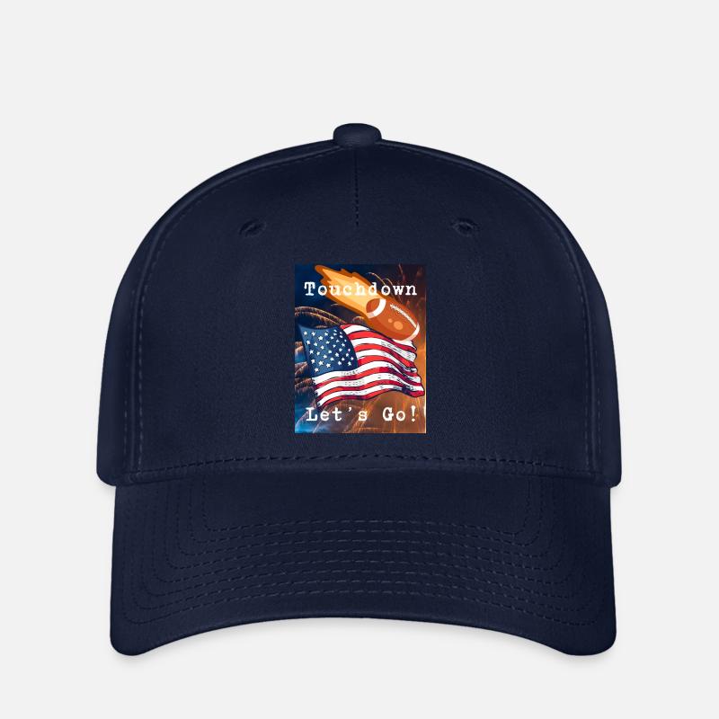 Touchdown - Let's Go! - Flexfit Cap - navy