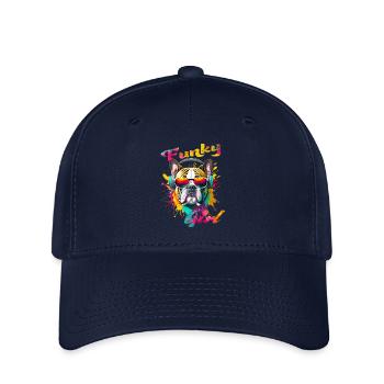 Funky Girl Bouledogue - Casquette Flexfit - marine - Devant