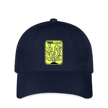 Micro Chip - Flexfit Cap - navy - Front