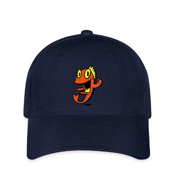 poisson marin souriant - Casquette Flexfit - marine - Devant