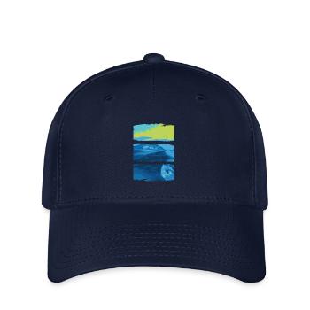 Mer du Paysage Bleu-Vert - Casquette Flexfit - marine - Devant