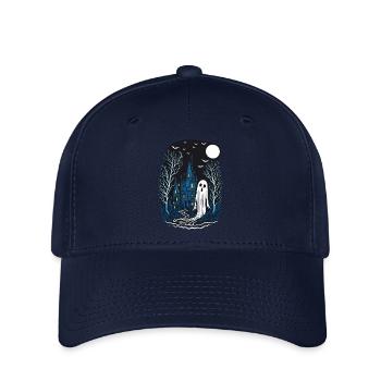 Château hanté - Casquette Flexfit - marine - Devant