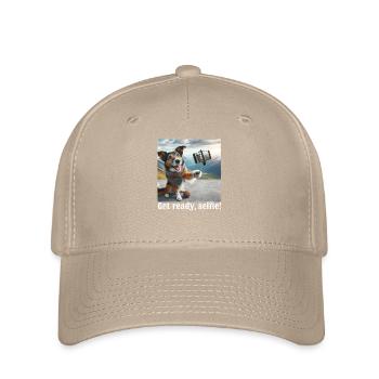 Prépare-toi, selfie-3 - Casquette Flexfit - kaki - Devant