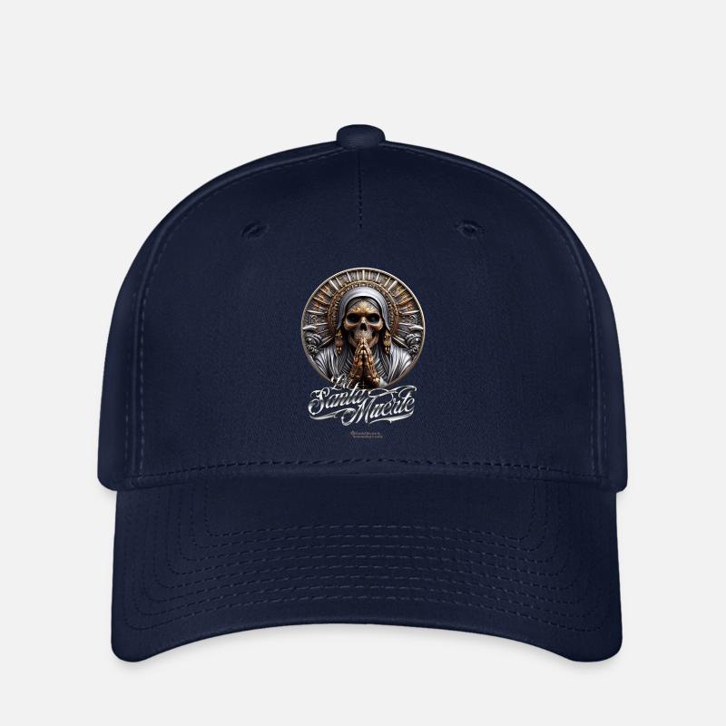 La Santa Muerte - Flexfit Cap - blu scuro