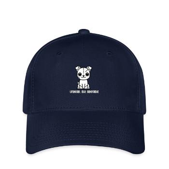Zombie Puppy - Mort-vivant mais design adorable - Casquette Flexfit - marine - Devant