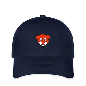 Fuchs Große Augen Erschrocken Glücklich Angst Cool - Flexfit Cap - Navy - Vorne