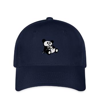 lazy panda - Flexfit Cap - navy - Front