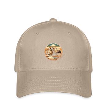 Rhinocéros savane - Casquette Flexfit - kaki - Devant
