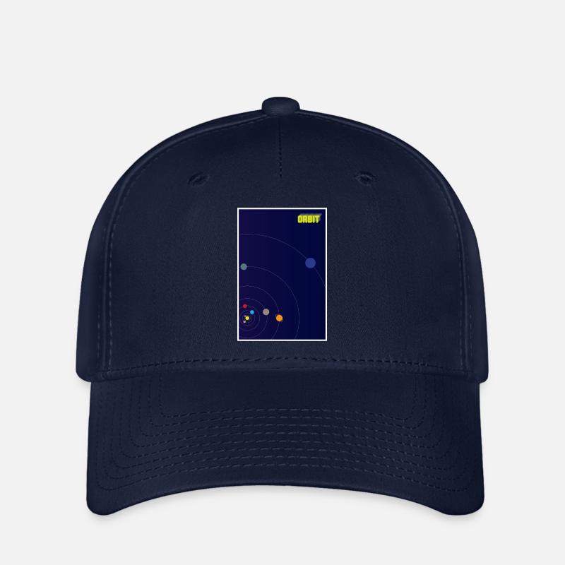 Orbit Poster - Flexfit Cap - navy