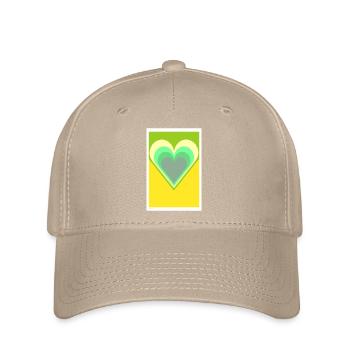 Heart 2 Poster - Flexfit Cap - khaki - Front