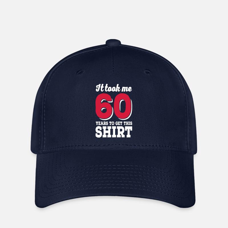 60th birthday - Flexfit Cap - navy