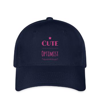 Cute Optimist - Flexfit Cap - Navy - Vorne