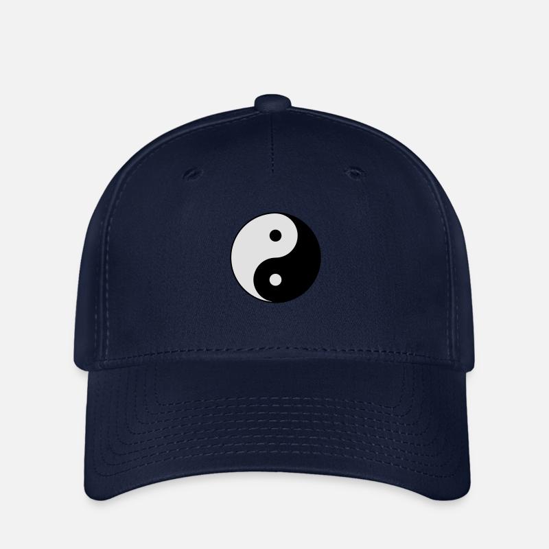 Die Ying Yang Balance - Flexfit Cap - Navy